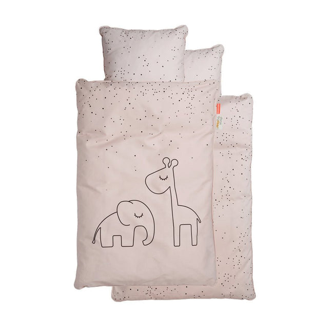 Done by Deer Dekbedovertrek Dreamy Dots Powder 100x130cm koop je bij Babywinkel