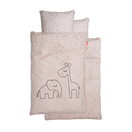 Done by Deer Dekbedovertrek Dreamy Dots Powder 100x140cm koop je bij Babywinkel