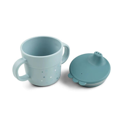 Done by Deer Drinkbeker Happy Dots Blue koop je bij Babywinkel