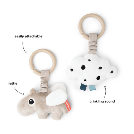 Done by Deer Hangspeeltje Happy Clouds Sand 2st koop je bij Babywinkel