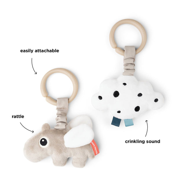 Done by Deer Hangspeeltje Happy Clouds Sand 2st koop je bij Babywinkel