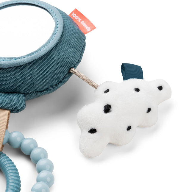 Done by Deer Hangspeeltje Happy Clouds Spiegel Blue koop je bij Babywinkel