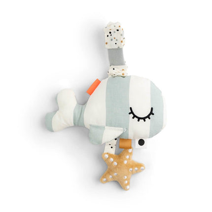 Done by Deer Hangspeeltje Set Sea Friends Blue/Mustard 2st koop je bij Babywinkel