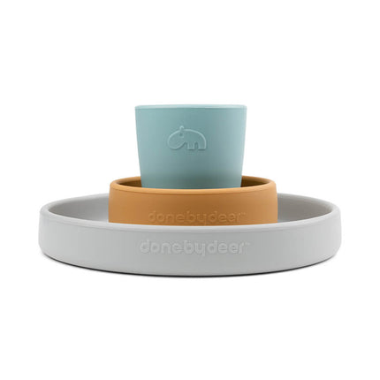 Done by Deer Kinder Servies Set Elphee MixMix 3 - delig koop je bij Babywinkel