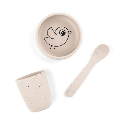 Done by Deer Kinderservies Set Birdee Sand 3st koop je bij Babywinkel