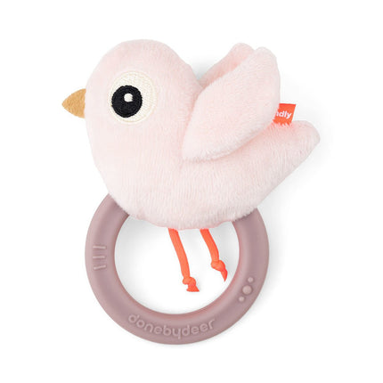 Done by Deer Rammelaar Met Bijring Birdee Powder koop je bij Babywinkel