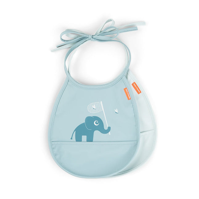 Done by Deer Slabbetje Elpee Blue 2St koop je bij Babywinkel
