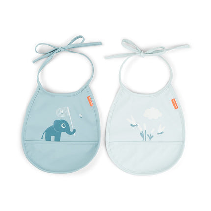 Done by Deer Slabbetje Elpee Blue 2St koop je bij Babywinkel