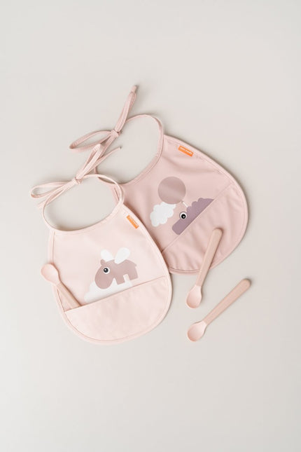 Done by Deer Slabbetje Happy Clouds Powder 2St koop je bij Babywinkel