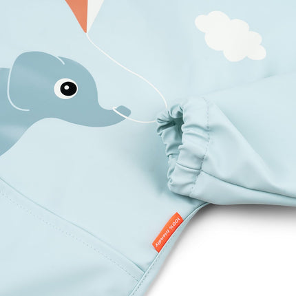 Done by Deer Slabbetje Playground Blue met Mouwen koop je bij Babywinkel