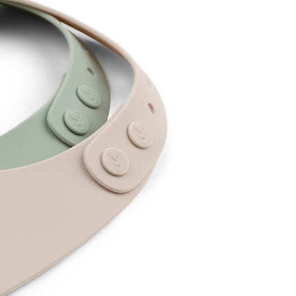 Done by Deer Slabbetje Silicone Lalee Sand/Green 2st koop je bij Babywinkel