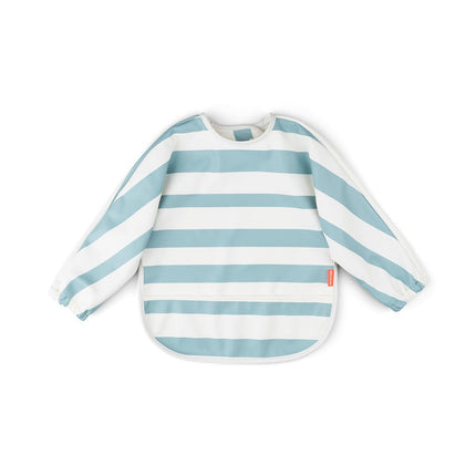 Done by Deer Slabbetje Stripes Met Lange Mouwen Blue koop je bij Babywinkel