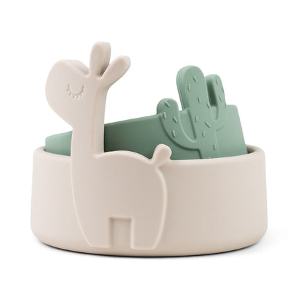 Done by Deer Snackbakje Lalee Sand/Green 2st koop je bij Babywinkel