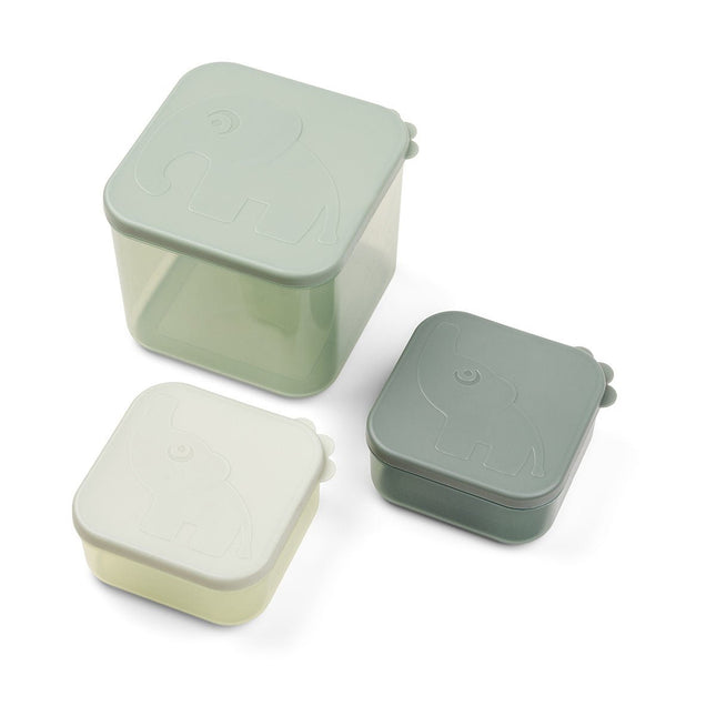 Done by Deer Snackbakje Set L Elphee Green 3st koop je bij Babywinkel