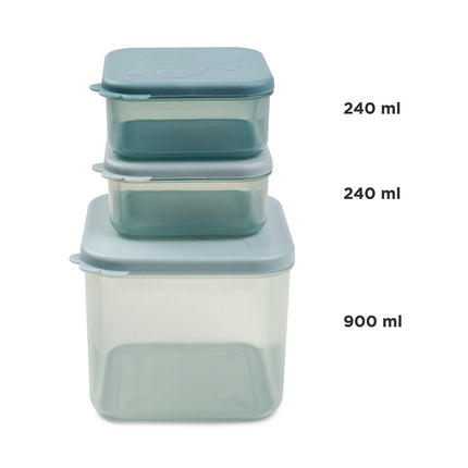 Done by Deer Snackbakje Set M Elphee Blue 3st koop je bij Babywinkel