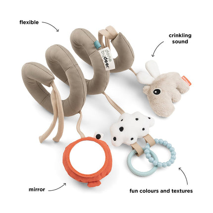 Done by Deer Wagenspanner Happy Clouds Sand koop je bij Babywinkel