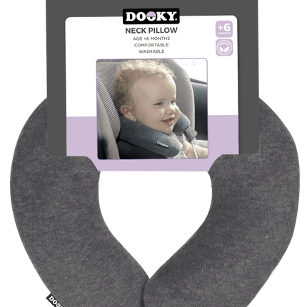 Dooky Kussen Nek Donker Grijs koop je bij Babywinkel
