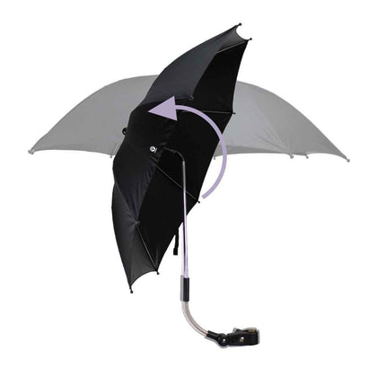 Dooky Parasol Leaves Uv 50+ Black koop je bij Babywinkel