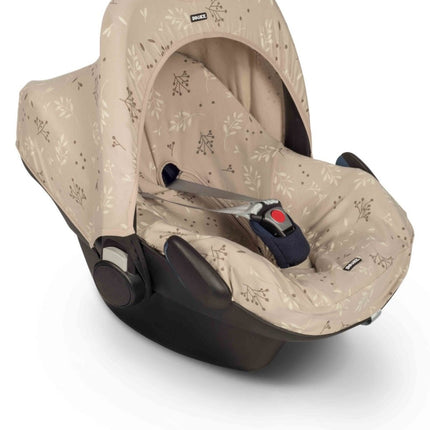 Dooky Zonnekap Hoody Leaves Beige koop je bij Babywinkel