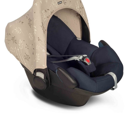 Dooky Zonnekap Hoody Leaves Beige koop je bij Babywinkel