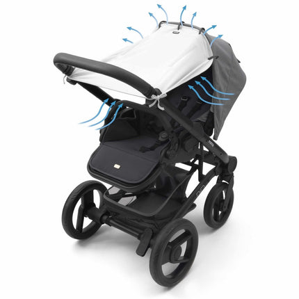 Dooky Zonnekap Kinderwagen Universal Cover Creme koop je bij Babywinkel