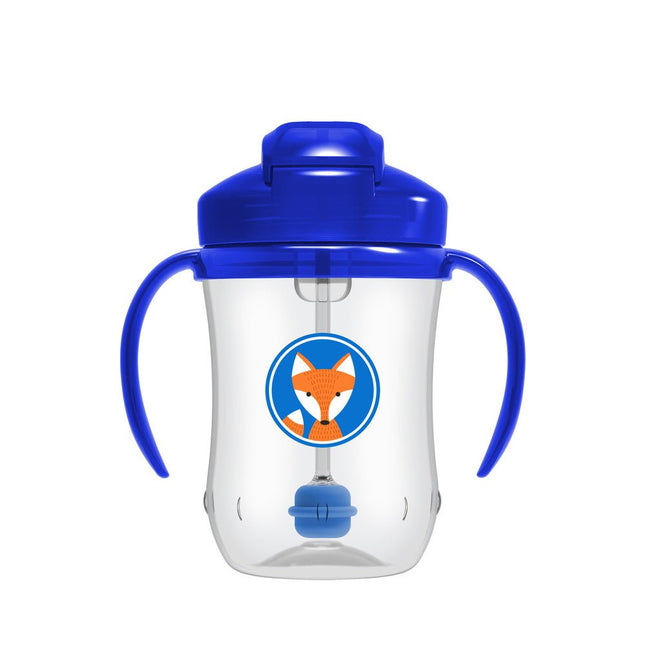 Dr. Brown's Eerste rietjesbeker blauw 270ml koop je bij Babywinkel