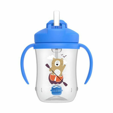 Dr. Brown's Eerste rietjesbeker blauw 270ml koop je bij Babywinkel