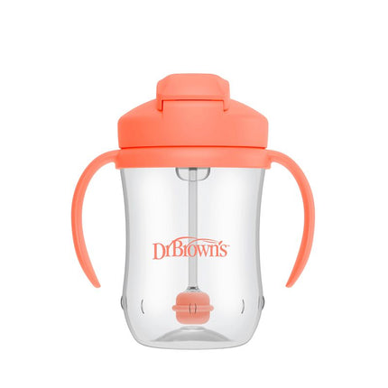 Dr. Brown's Vauvan ensimmäinen pillikuppi, Coral, 270 ml