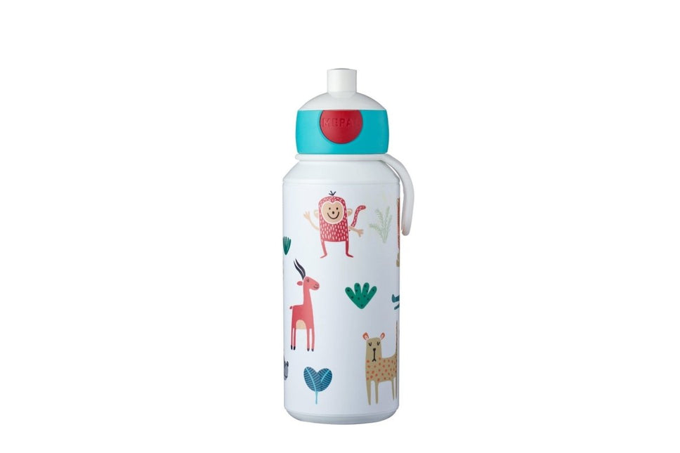 Mepal Drinkfles Pop - Up Campus Aanimal Friends 400Ml koop je bij Babywinkel