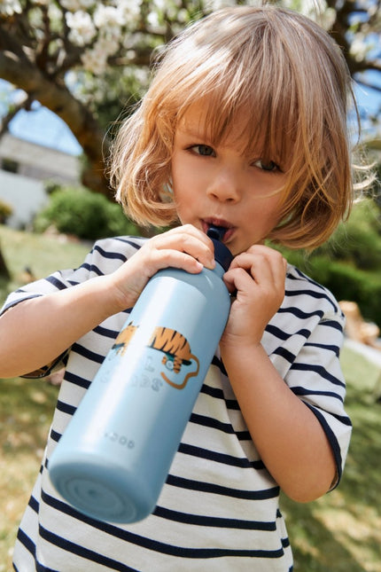 Falk Water Bottle 500 ml Tiger/ Beach Blue koop je bij Babywinkel