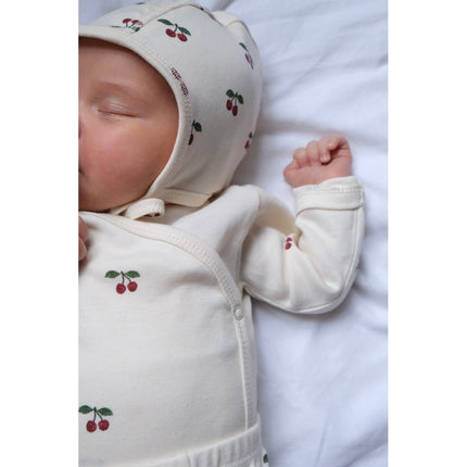 Konges Sløjd -vaippapuku Newborn Cherry 100% , luomupuuvillaa
