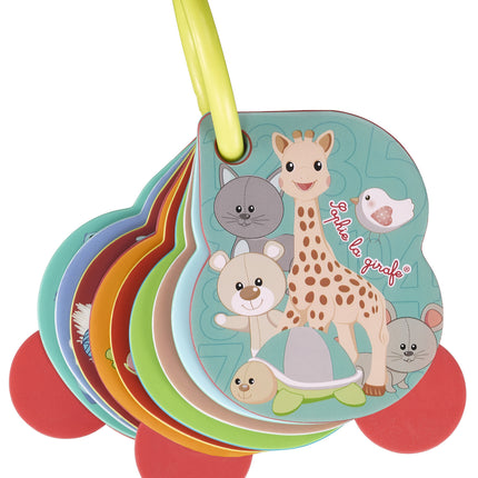 Sophie kirahvi Baby Booklet hahmojen kanssa