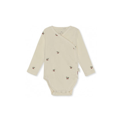 Konges Sløjd -vaippapuku Newborn Cherry 100% , luomupuuvillaa