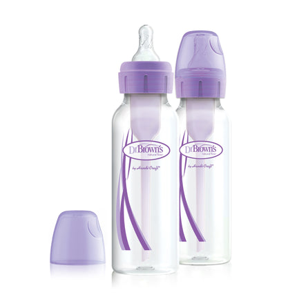 Dr Brown's Options+standardipullo 250ml kaksoispakkaus violetti