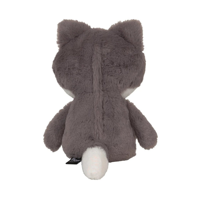 Flow Amsterdam Knuffel met Hartslag Robin Vosje Grijs koop je bij Babywinkel