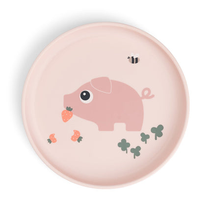 Done by Deer Babybord Tiny Farm Roze koop je bij Babywinkel