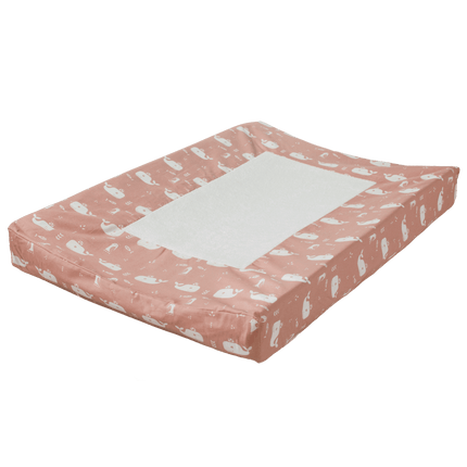 Fresk Aankleedkussenhoes Whale Mellow Rose koop je bij Babywinkel