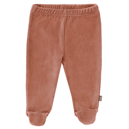 Fresk Baby Broekje Velours Met Voet Ash Rose koop je bij Babywinkel