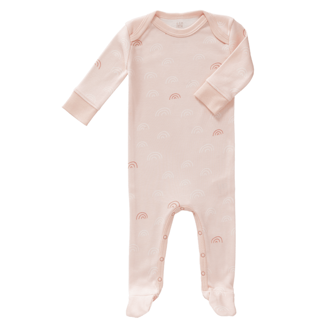 Fresk Baby Pyjama Met Voet Rainbow Chintz Roze koop je bij Babywinkel