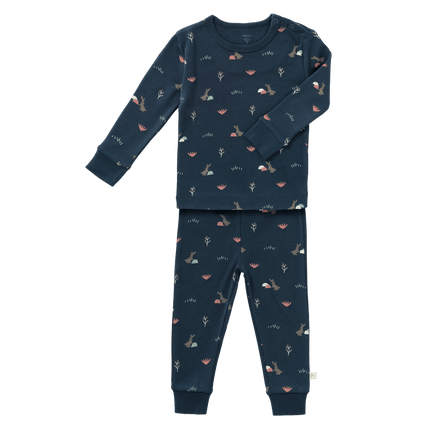 Fresk Baby Pyjama Rabbit Mood Indigo 2 - delig koop je bij Babywinkel
