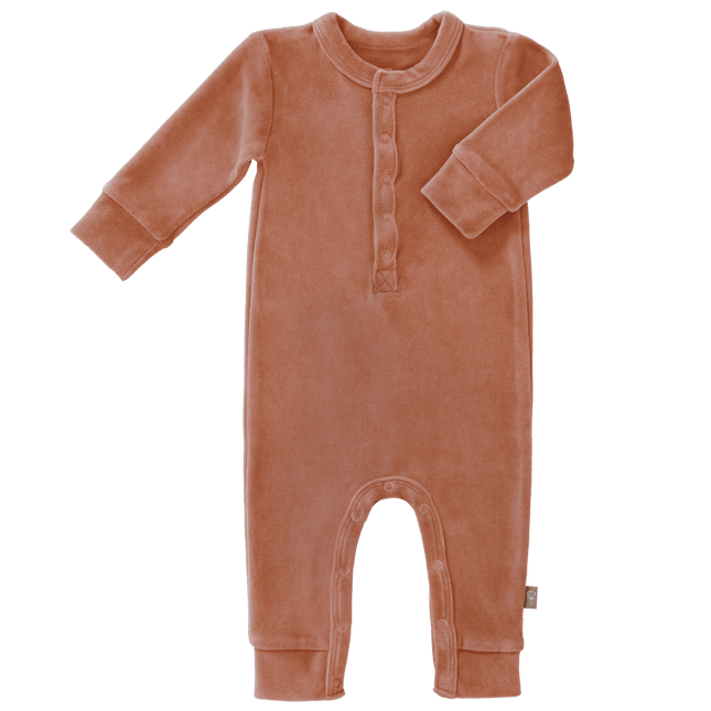 Fresk Baby Pyjama Velours Ash Rose koop je bij Babywinkel