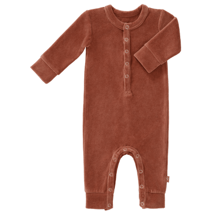 Fresk Baby Pyjama Velours Copper koop je bij Babywinkel