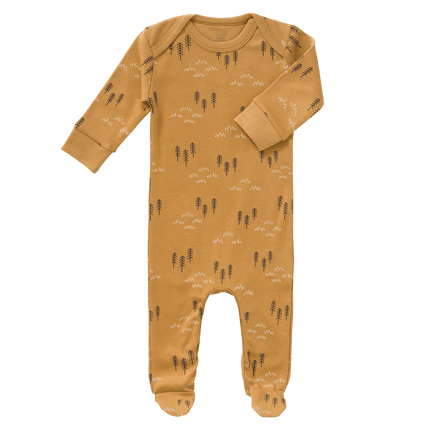 Fresk Baby Pyjama Woods Met Voeten Spruce Yellow koop je bij Babywinkel