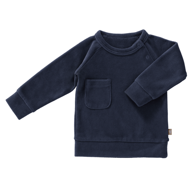 Fresk Baby Sweater Velours Indigo koop je bij Babywinkel