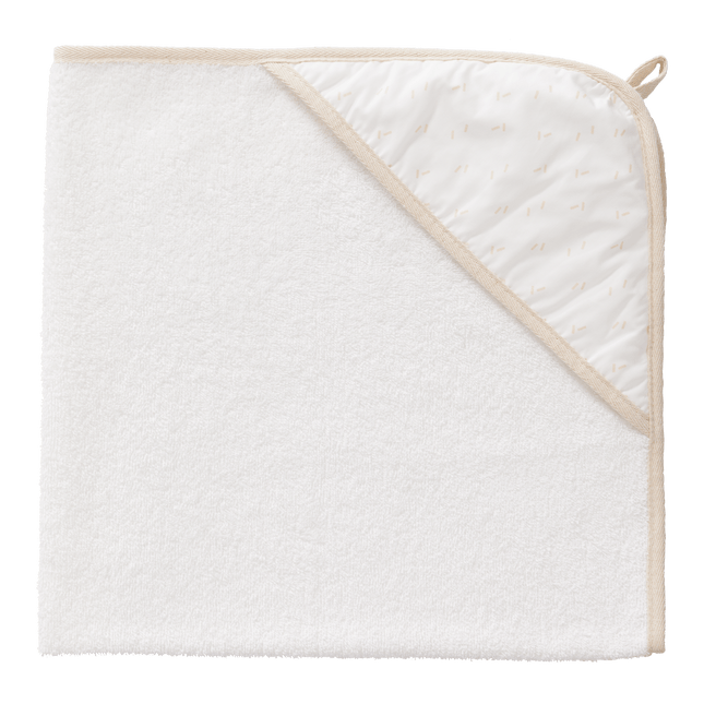 Fresk Badcape Baby Wikkel Diagonals Pale Peach koop je bij Babywinkel