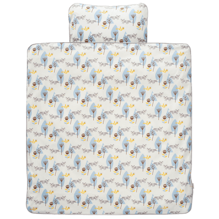 Fresk Dekbedovertrek Fox Blue 80x80cm koop je bij Babywinkel