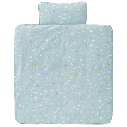 Fresk Dekbedovertrek Rainbow Ether Blue 140x200cm koop je bij Babywinkel