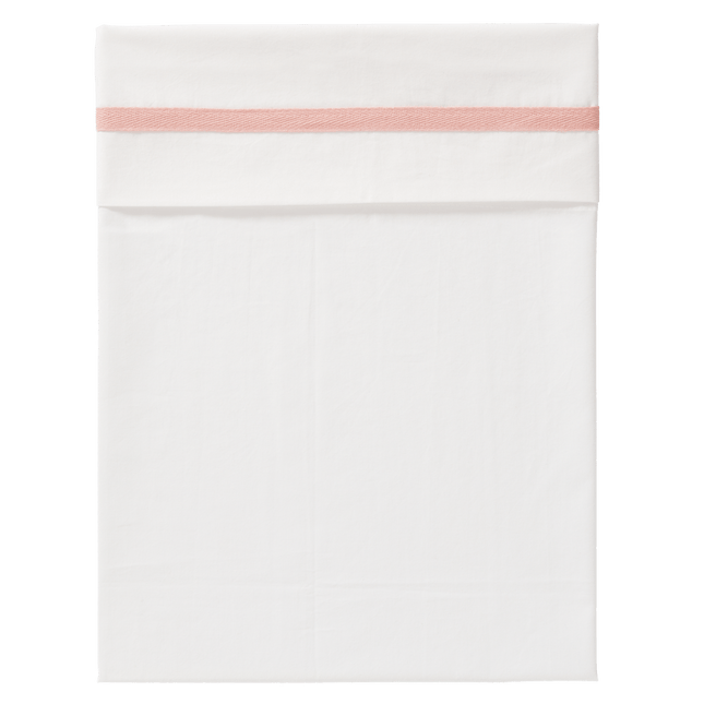 Fresk Ledikantlaken Vissengraat Mellow Rose 120x150cm koop je bij Babywinkel