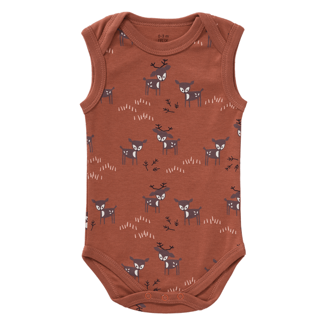 Fresk Romper Deer Amber Brown koop je bij Babywinkel