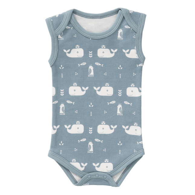Fresk Romper Zonder Mouw Whale Blue Fog koop je bij Babywinkel